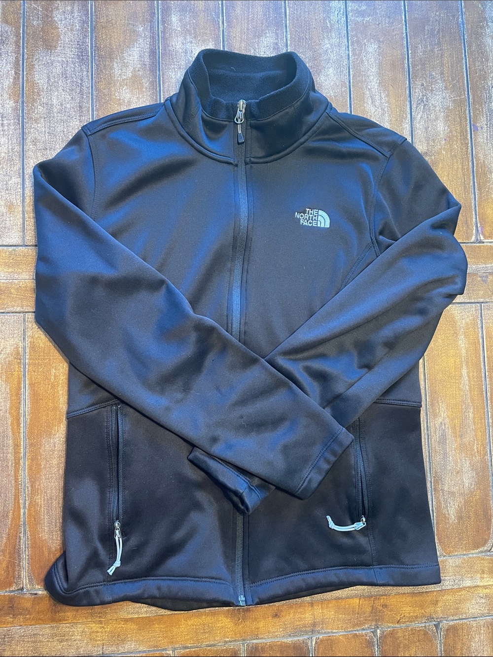 The North Face Women's Black Softshell Zip-Up Jacket